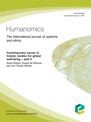 cover image of Humanomics, Volume 33, Number 3